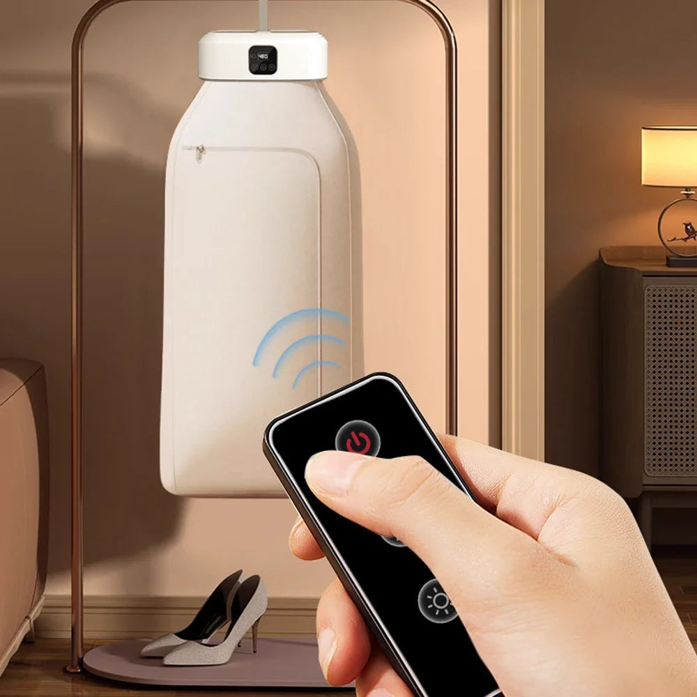 Dryer Portable Clothes, Remote Control, Front
